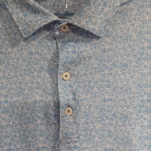 Johnnie-O Blue Flower Button Down Shirt